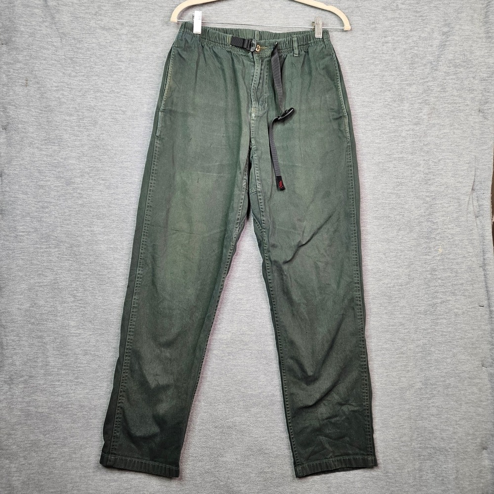 Gramicci Original Freedom Pants Mens Sz Small Green Cotton Twill Climbing